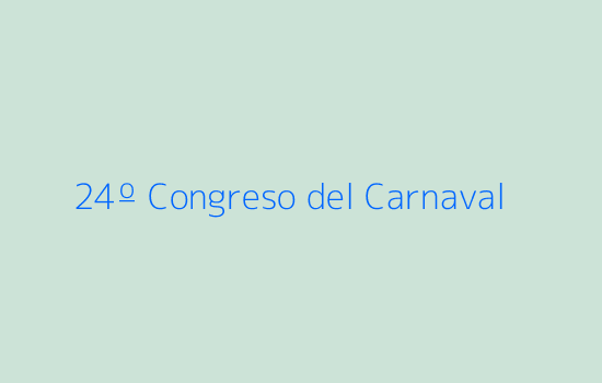 IMG 24º Congreso Internacional del Carnaval